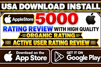 add mobile app promotion, USA 5 star IOS app rating review, mobile app download