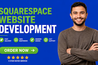 build squarespace website, redesign and SEO optimize your squarespace web