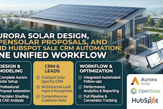 build gohighlevel aurora solar opensolar hubspot solar sales funnels CRM automat