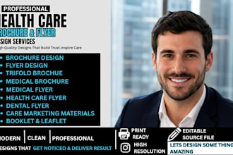 do healthcare brochure design, medical brochure dental flyer, flyer designs