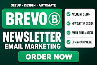 design brevo newsletter setup bravo email campaign brevo automation bravo crm