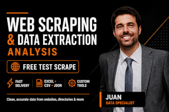 scrape any website and deliver clean data