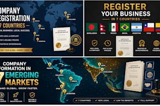 register your company in bangladesh nepal mexico brazil argentina chile colombia