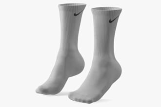design custom 3d socks, sock mockup and sublimation sock design for your brand