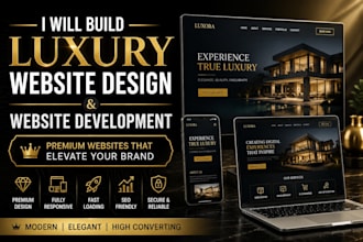 build a luxury website design