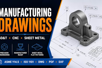 create precise manufacturing drawings with gdt for cnc sheet metal in solidworks