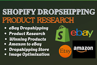 setup german shopify dropshipping amazon to ebay dropshipping product research