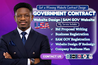 design government contract website to win bids on sam gov capability statement