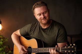 record acoustic guitar for your heavy metal song and music