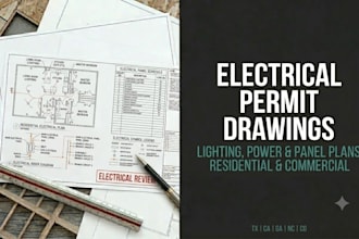 electrical drawings for permit and engineer approval