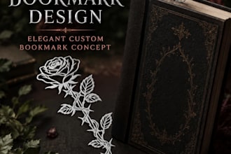 design custom 3d printable bookmark