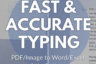 do accurate data entry and fast typing work