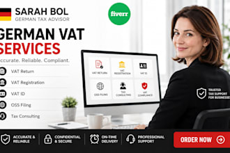 do german vat return vat registration vat id oss elster filing and steuerberater