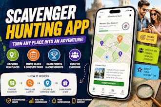 build a gamified event app with scavenger hunt features