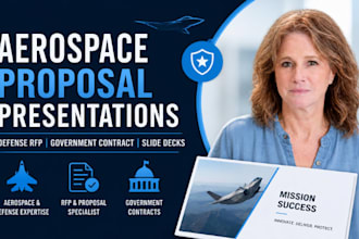 aerospace proposal presentation, defense rfp, government contract slide decks
