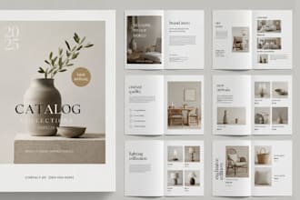design mordern wholesale catalog product lookbook for distributor and retailer