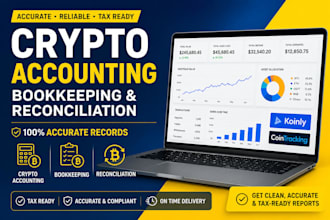 do crypto accounting, bookkeeping and reconciliation in koinly expertly