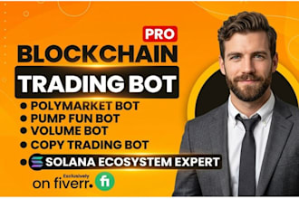create trading volume bot, pumpfun bundle launch bot, market maker bot on solana