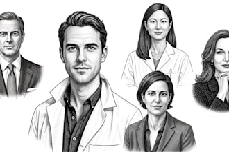 create professional hedcut wsj style portraits
