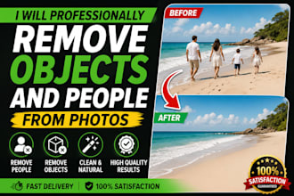 professionally remove objects and people from photos