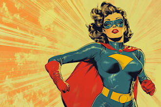 digital comic book illustration graphic novel colored comic
