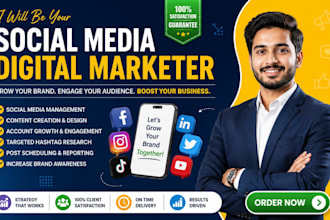 be your profession al social media manager
