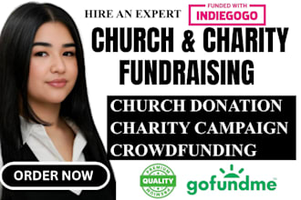 set up a church and charity fundraising campaign