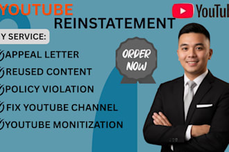reinstate your terminated youtube channel and restore monetization