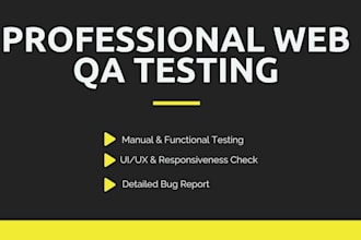 write professional test cases and test estimations for your software project