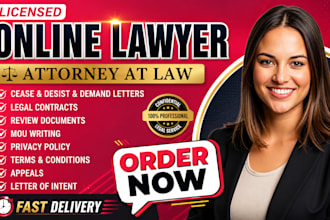 be your online lawyer or legal consultant in 2hour