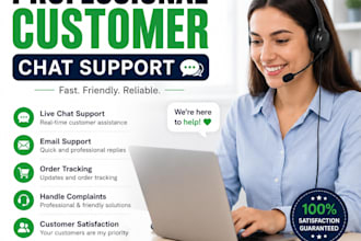 provide professional customer chat support