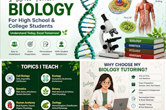 teach biology professionally for school, college, and university students