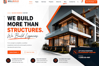 build construction website property development  building contractor website