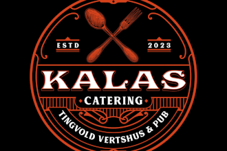 create a custom catering logo for restaurants services
