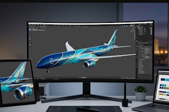 design custom 8k aircraft livery for msfs 2024 and dcs world