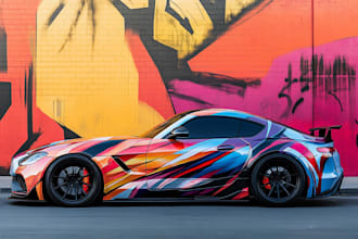 design a truck wrap, van wrap, or car wrap