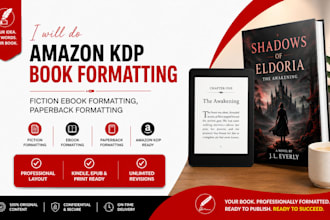 do amazon kdp book formatting fiction ebook formatting, paperback formatting
