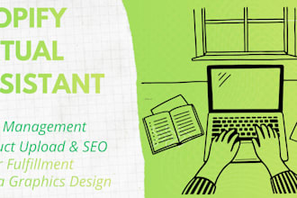 be your e commerce store manager and designe