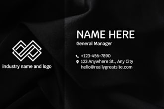 design business card for you