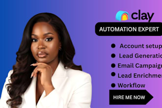 set up clay com, automation, and workflows b2b leads, hubspot, zoho crm