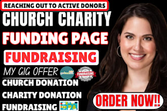 create a charity donation campaign that converts donors to church fundraising