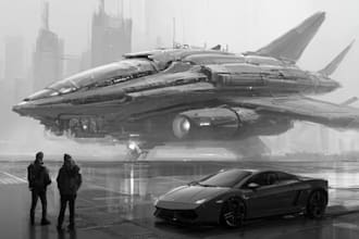 design spaceships and sci fi vehicles
