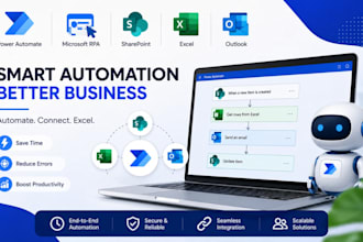 create microsoft power automate rpa workflows, sharepoint automation