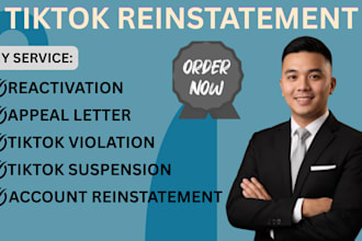 reinstate your tiktok account suspension appeal letter shop suspension