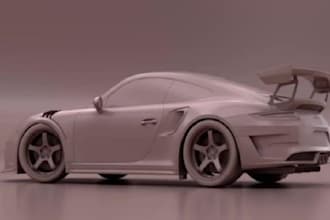 create 3d car model, vehicle modelling, automotive design, car rendering