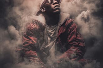 design rap, trap, hip hop album, mixtape, single or ep cover for you