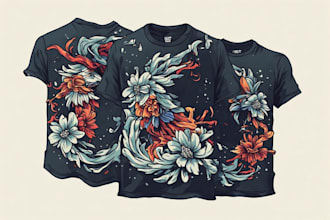 do perfect artwork for tshirt design
