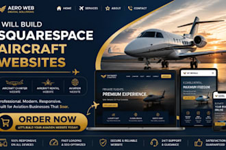 design fix squarespace aircraft charter website aircraft rental aviation webiste