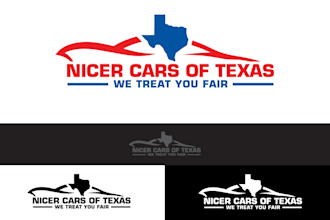 create a custom car dealer logo for auto sales and showrooms