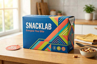 design creative box, pouch and label packaging design